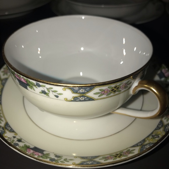 SUPER SALE ☕️🫖Vintage Noritake  Allerton “M” China - Picture 2 of 7